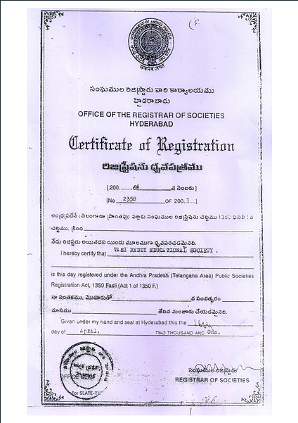 Society Registration